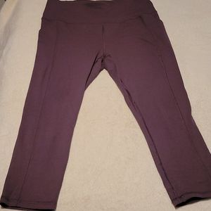 RBX purple Crop workout leggings
